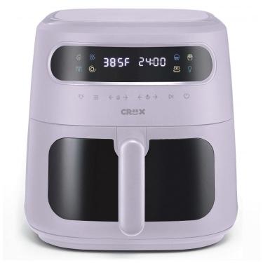 Imagem de Fritadeira elétrica air fryer digital 8L CRUX x Marshmello lavanda TurboCrisp 1750W com...