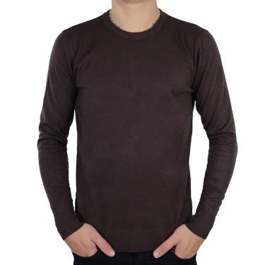 Imagem de Blusa Masculina Broken Rules Sueter Tricot Marrom - 590200-Masculino