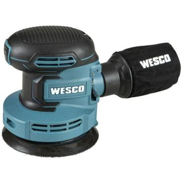 Imagem de Lixadeira Politriz Roto Orbital 18v s/Bateria Wesco WS2302.9 Cor:Azul,