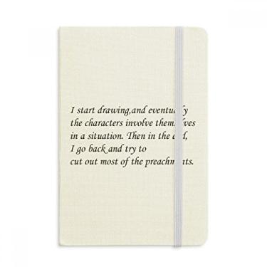 Imagem de Caderno de anotações "People Are Learn From Situation", capa dura de tecido, diário clássico