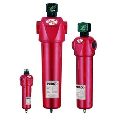 Imagem de Filtro Coalescente HB A1-0030G Puro 1/2 64 Pcm Pre Dreno Automático Copo Alumínio Indicador de Saturação DPS