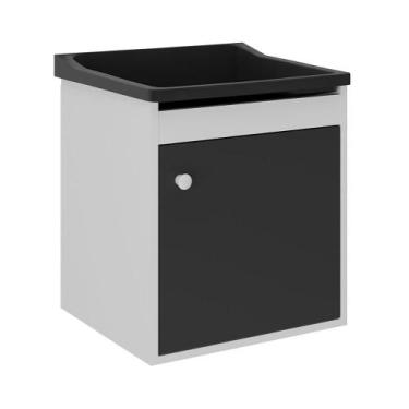 Imagem de Tanque De Lavanderia 22 Lts + Gabinete Mdf Suspenso + Sifão - BELLI MÓ