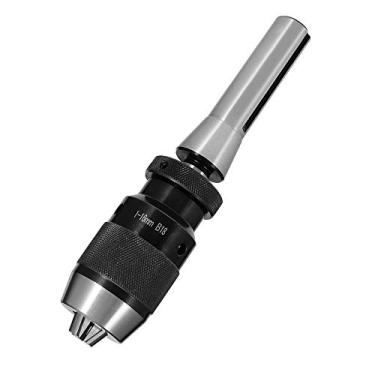 Imagem de Mandril de broca sem chave 1/32" - 5/8" autoapertado com haste R8 resistente autoaperto para furadeiras CNC ou eixo de tornos