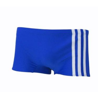 Imagem de Sunga Box adulto cores variadas - Beach lines, Azul royal, GG