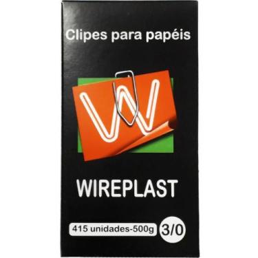 Imagem de Clips Galvanizado AÇO Nº 3/0 - 500G - Wireplast
