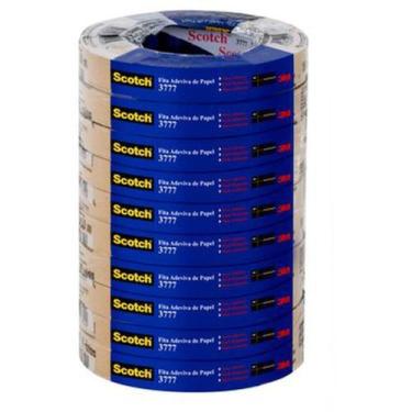 Imagem de Fita para Empacotamento Papel Liso 3777 18MM X 50M Marrom Pacote com 1