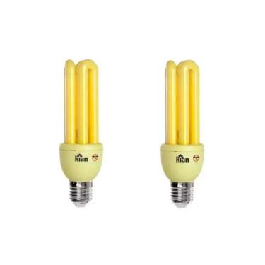 Imagem de Kit 2 Lâmpadas Fluorescentes Anti-inseto 21w 110v Kian