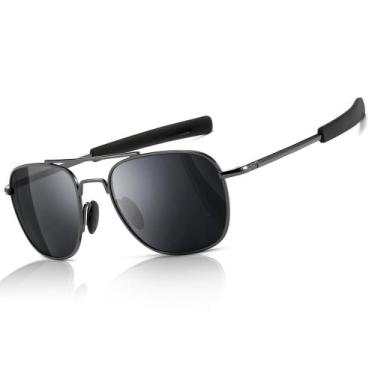 Imagem de Óculos de Sol Polarizados SUNGAIT - Estilo Militar Aviador