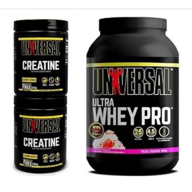 Imagem de KIT Ultra Whey Pro Morango + 400g Creatina - UNIVERSAL