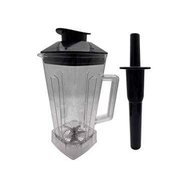 Imagem de Copo liquidificador de 1,8 g com conjunto de lâmina úmida ou lâmina de gelo compatível com Vitamix Vita-Prep 3 - Modelo VM0101E/Vitamix 5200 VM0103/Vitamix G-Series (copo liquidificador com conjunto
