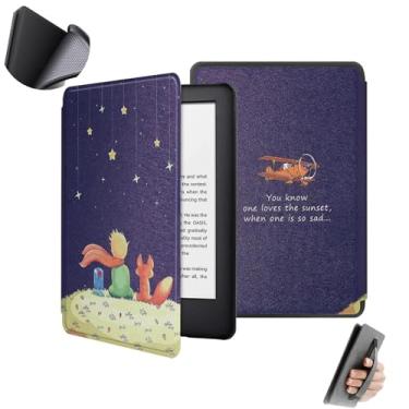 Imagem de GUKSRASO Capa para 6" Kindle 11ª Geração (2024/2022, Modelo: C2V2L3/RS23CV) - Capa Protetora de TPU Macio com Textura de Favo de Mel e Alça de Mão