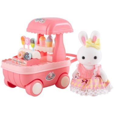 Imagem de Mini Figura Família Coelho Lulie Kids , Colorido