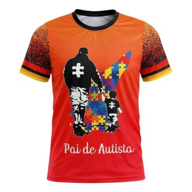 Imagem de Camiseta Esportiva Masculina Rkc Sports Pai de Autista 86-Masculino