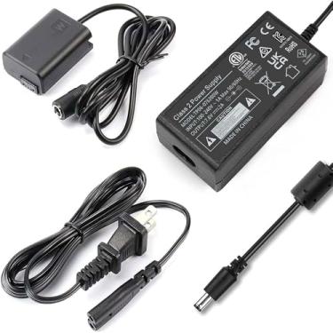 Imagem de F1TP NP-FW50 Kit adaptador de alimentação de bateria falsa AC-PW20 para Sony ZV-E10, fo...