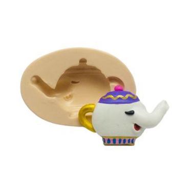 Imagem de Molde De Silicone Bule, Bela E A Fera