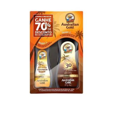 Imagem de Kit Protetor Solar Australian Fps30 Spray 237G + Bronze Accelerator Sp