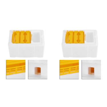 Imagem de 2 Pcs Colheita Colheita Colheita Apicultura Rei Caixa Apicultura Colheita Polinização Caixa Com Fácil de Usar Colmeias Em Casa Caixa para Jardineiros