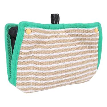 Imagem de Almofada para mordida de cachorro, manga para mordida de cachorro de juta, brinquedo eficaz para puxar cachorro, equipamento multifuncional para treinamento de mordida de cachorro