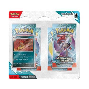 Imagem de Blister Quádruplo Pokémon Escarlate e Violeta Amigos Jornada Scrafty T