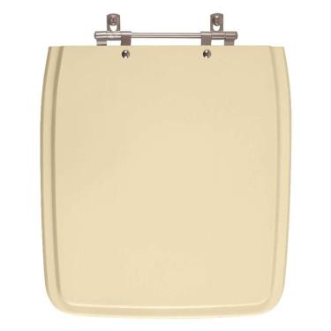 Imagem de Assento Sanitario Vila Rica Quadrado Antigo Salmão Para Vaso Icasa