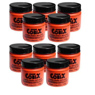 Imagem de 10 Pastas para Solda marca Cobix Pote 110g