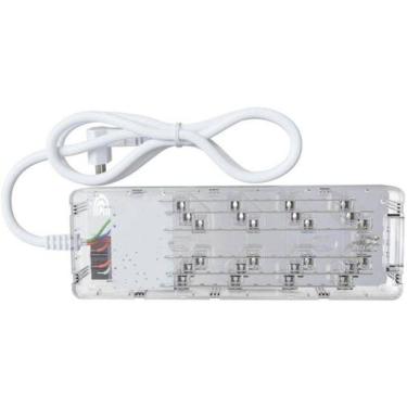 Imagem de Filtro de Linha 8 Tomadas Transparente 3P DPS