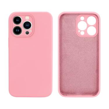 Imagem de Capinha Compativel com iPhone 13 Pro Com Proteção de Câmera em Silicone com Interior Aveludado
