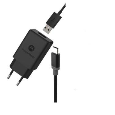 Imagem de Carregador Moto G7 Plus Xt1965 Turbo Power 18W Tipo C
