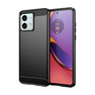 Imagem de Capa Case Moto G84 5G (Tela 6.55) Carbon Fiber Anti Impacto (Preto)
