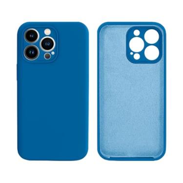 Imagem de Capinha Celular para iPhone 14 Pro Com Proteção de Câmera em Silicone com Interior Aveludado