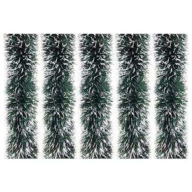 Imagem de Jogo Festão PVC Verde Nevado 9cmx2m 5 Peças Total 10 Metros - Magizi -