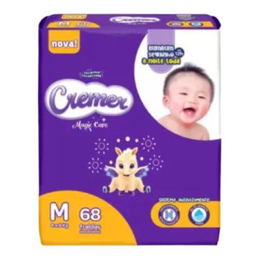 Imagem de Fralda Descartável Infantil Bebê Cremer Magic Care Tamanho M(4 a 9kg) 