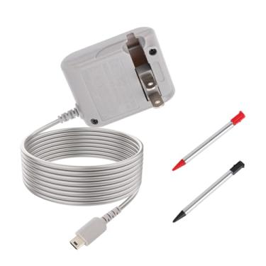 Imagem de Carregador para DS Lite com Cabo USB & 2 Canetas Stylus, Adaptador AC Tomada Parede Substituição Cabo Energia para DS Lite Sistemas Não Compatível com DSI Switch 3DS 2DS Dock