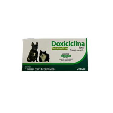 Imagem de Doxiciclina Vetnil 50 mg - 14 comprimidos