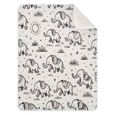 Imagem de Qilmy Ellie Confetti Cobertor de bebê 76 x 101 cm, cobertor infantil de algodão macio para meninos e meninas, cobertor leve e quente para bebês e bebês recém-nascidos