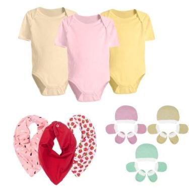Imagem de Kit 15 Pç Roupinha Bebê Body Bandana Touca Algodão Presente - Koala Ba