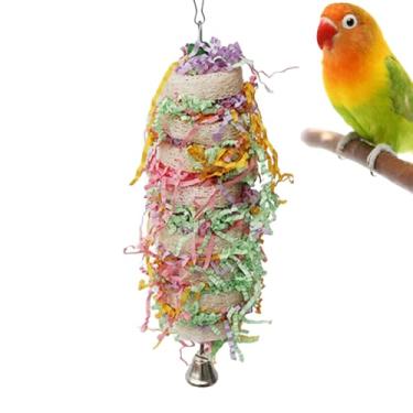 Imagem de Brinquedos De Forrageamento Para Periquitos | Brincadeira De Mastigar E Destruir Para Papagaios,Brinquedo De Treinamento Para Araras | Para Aves De Gaiola Conure Calopsita Periquito Parrotlet Budgies