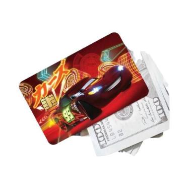Imagem de Adesivos De Cartão De Crédito Do Carro Lightning McQueen, 4PCS, À Prov