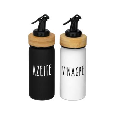 Imagem de Galheteiro de Vidro Doha 2 Peças Hauskraft