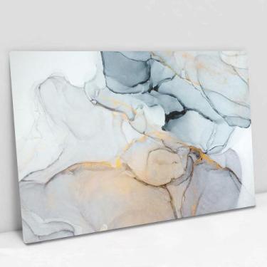 Imagem de Quadro Decorativo Abstrato Mármore Neutro em tela Canvas - TaColado, 9