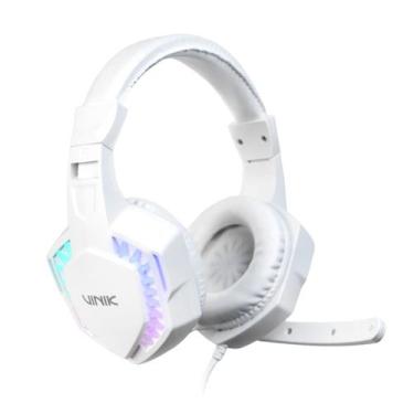Imagem de Fone De Ouvido Headset Gamer Vinik Guardian - Branco - Led Rainbow - V