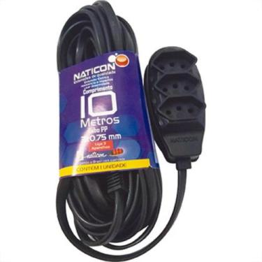 Imagem de Ext Naticon Pp 0,75 10Mt 2P+T10A Preto