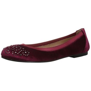 Imagem de French Sole FS/NY Sapatilha feminina Zealot Ballet, Vermelho rubi, 8.5 Medium US