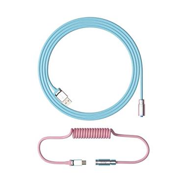 Imagem de Akko CABO PARA TECLADO ENROLADO AVIATOR MODELO SAKURA, Tokyo Pink