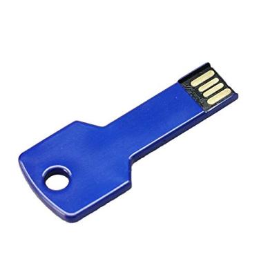 Imagem de 4GB Blue Key Modelo USB Flash Drive USB Memory Stick PenDrive Flash Drive USB Flash Drive USB Stick USB Pen Drive U Disk USB Cartão USB