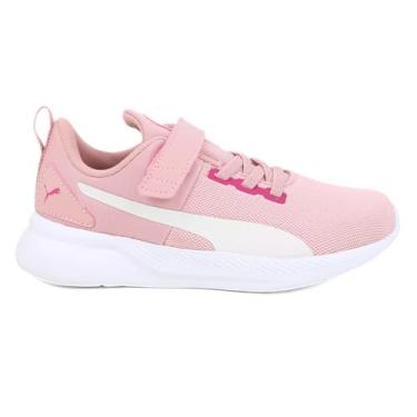 Imagem de Tênis Puma Flyer Runner Mesh V PS BDP Infantil (Rosa, BR, Criança de 9 a 12 anos, Numérico, 28)