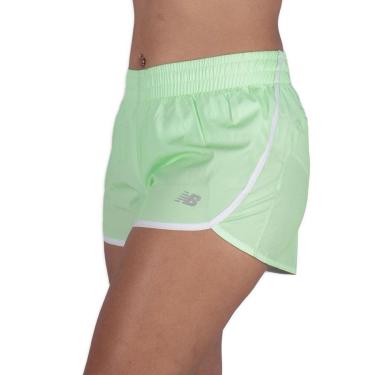 Imagem de Short New Balance Accelerate Feminino Verde-Feminino
