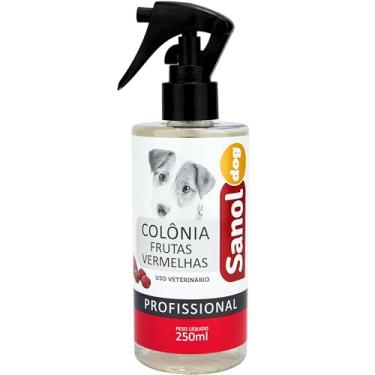 Imagem de Colônia Para Pêlos de Cães, Frutas Vermelhas, Sanol Dog, 250 ml, Transparente