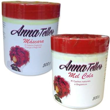 Imagem de Kit Mel Cola 500g+Máscara Hidratante 500g Anna Telles