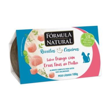 Imagem de Fórmula Natural Receitas Caseiras Gatos Adultos Frango Com Ervas Finas